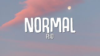 Feid - Normal (Letra \/ Lyrics)