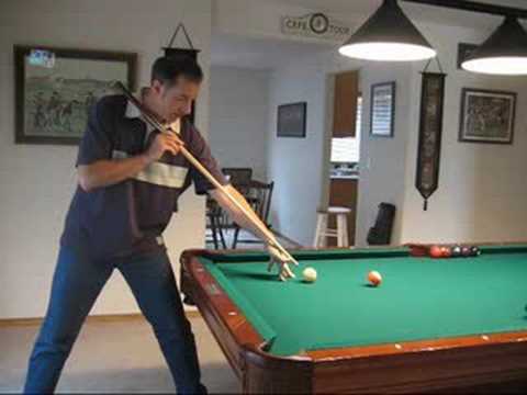 Pool Instruction - Overhanded Jump Shot (fredm4315) - YouTube

