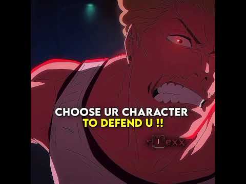Choose your character to protect you from Hakari 🙌🏻 #anime #jujutsukaisen