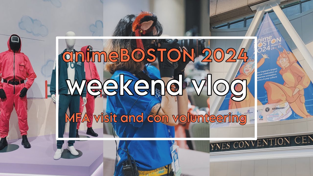 animeBOSTON 2024 | weekend vlog in boston