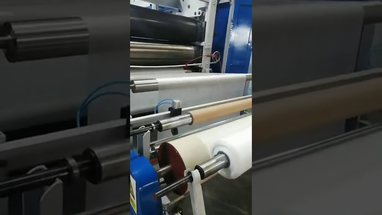 ZhuoQi.   Nonwoven thermal bond nonwoven interlining machine