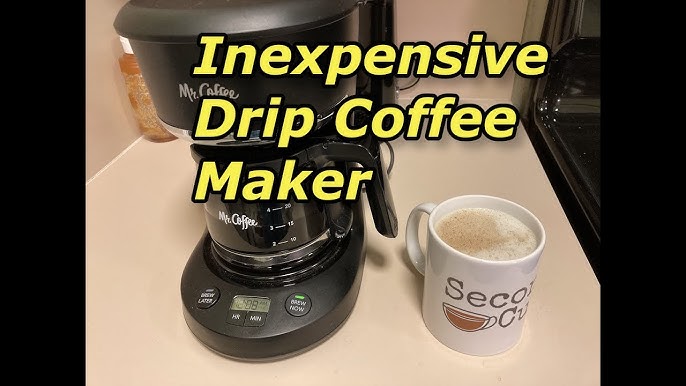 USED Mr. Coffee 5 Cup Programmable 25 oz. Mini, Brew Now or Later