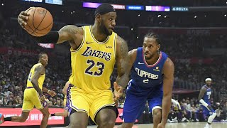 Lebron James vs Kawhi Leonard  All 1 On 1 Plays | 201920 NBA Season