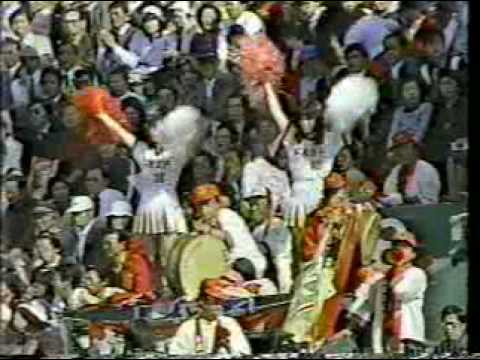 1984年日本シリーズ第7戦 広島東洋カープVS阪急ブレーブス 1回裏 0001