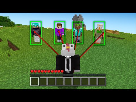 MİNECRAFT MANHUNT'TA HİLE İLE TROLLEDİM!