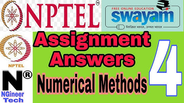 Numerical methods || week 4 assignment 4 answers || Nptel