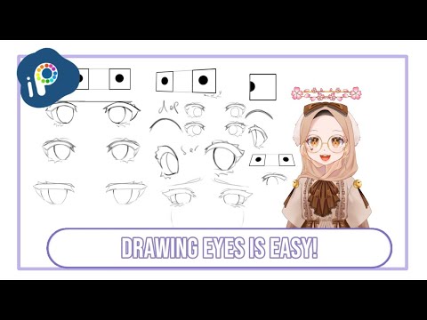 HOW TO DRAW EYES (cara menggambar mata untuk pemula) - IBIS PAINT X ...