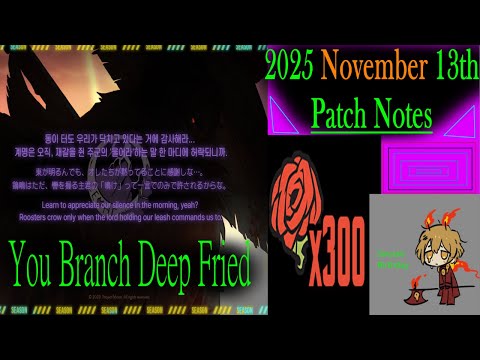 Limbus Patch Notes 2025 11 13 You Heathcliff Download Damage Bug Sinclair Birthday