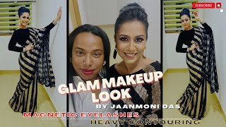 GLAM MAKEUP LOOK by jaanmoni das | Ranjini Haridas Vlog