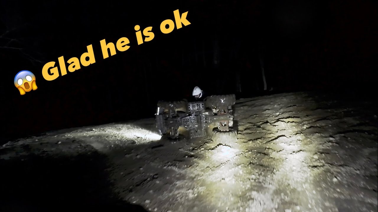 Sportsman 500 | CRASHED BAD | Night ride