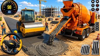 City Road Construction Simulator 3D 🚧  Heavy Excavator & Truck 💥 (Android Gameplay) #games screenshot 1
