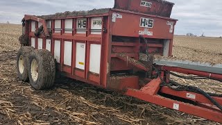 New Manure Spreader! H&S 550 Hydro Push