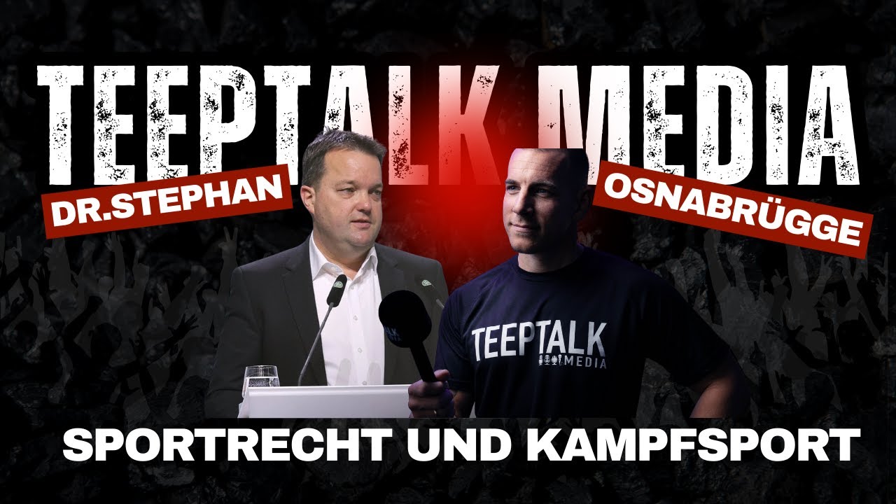 SPORTRECHT UND KAMPFSPORT - Interview mit DR. STEPHAN OSNABRÜGGE, DEM Fachanwalt für Sportrecht
