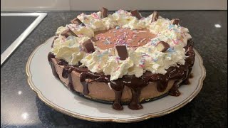 *NO BAKE** Kinder-Riegel Torte  Kindergeburtstag *Der Hingucker*