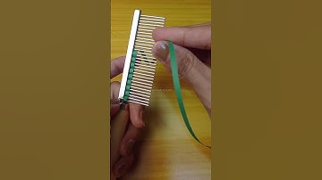 how to make paper quilling comb leaf #quilling #papercraft #leaf #botanical #diy #craft #paperart