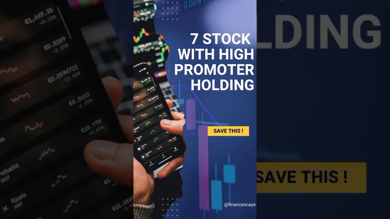7 stocks with high promoter holding📈 