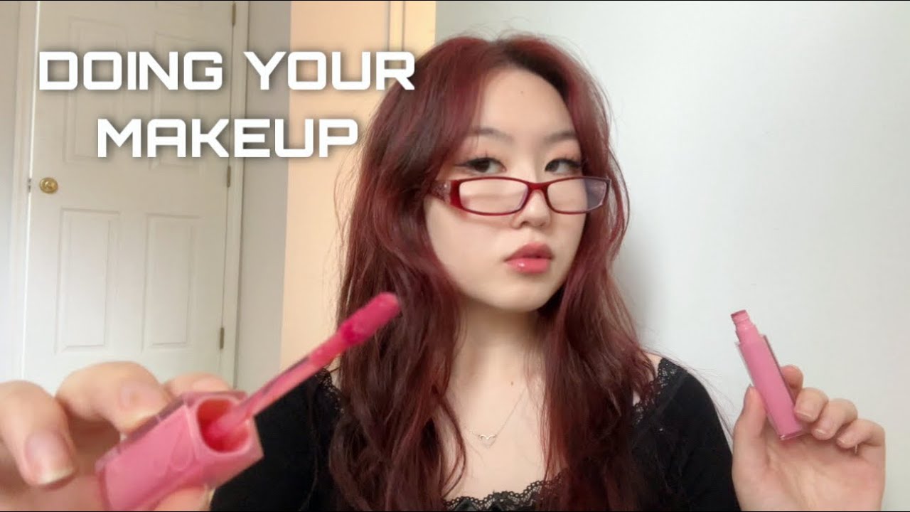 Doing YOUR Makeup ASMR 🤩 up-close, personal attention, lofi 💄 - YouTube