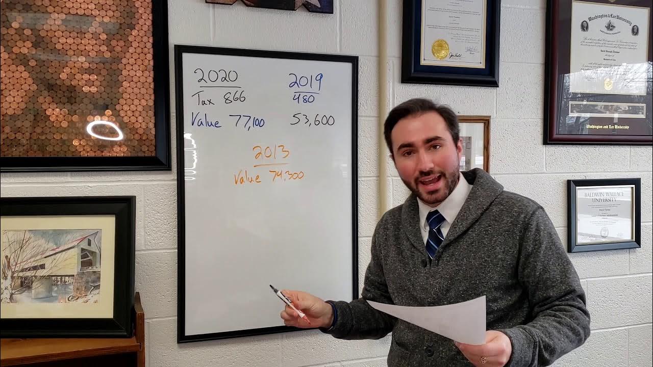 Ashtabula County Auditor Property Tax Increase Example YouTube