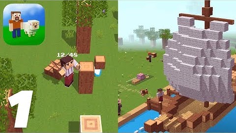 CubeCrafter Craft & Mine Gameplay Part 1 (iOS)