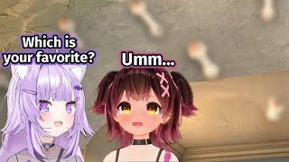 Okayu Asks Roboco About Her Favorite Kind Of  mushroom holo Jp eng Sub