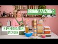 BATCH COOKING: 18 preparazioni in 2 ore | #organizzazione in #cucina
