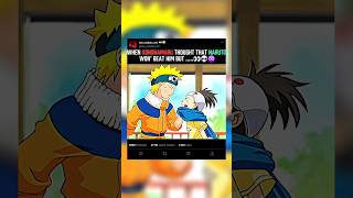 When konohamaru thought that 🤔 naruto won't beat him but 👀💀♾️ #naruto