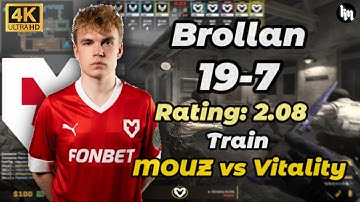 Brollan (19-7) MOUZ vs Vitality (Train) | IEM Chengdu 2025 #cs2 #MOUZ #brollan
