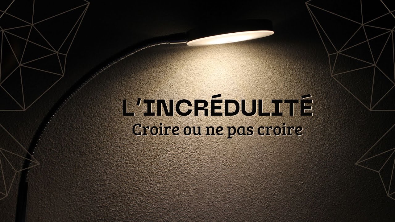 L'incrédulité: croire ou ne pas croire || Marc Fuchs - 03/12/2023 - YouTube