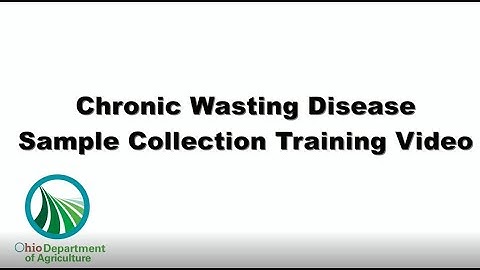 Chronic Wasting Disease Sample Collection