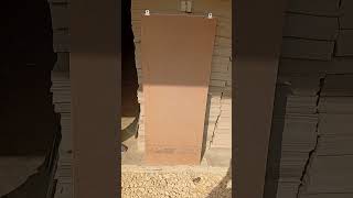 Mirror 1848 Back Side With White Plastic Frame By Mt Bronto Group