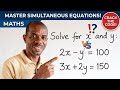 SOLVING SIMULTANEOUS EQUATIONS 