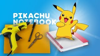 Pokémon crafts!Pikachu badges tutorial, notebook hack, DIY stickers and pencil case. Smarty and Arty screenshot 3