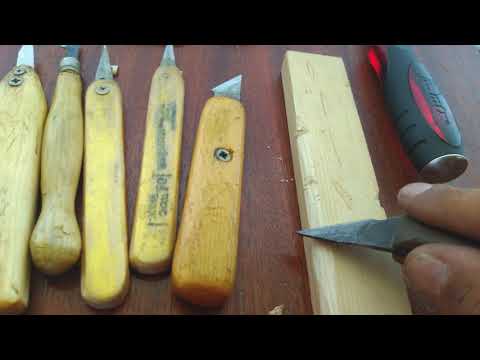 Видео: Инструмент за дърворезба. Ножове за дърворезба