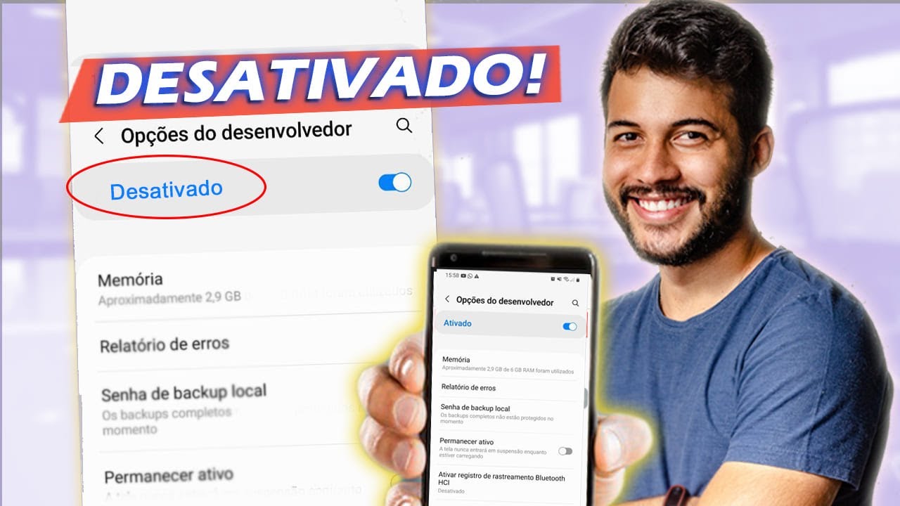 Como DESATIVAR a Opção de Desenvolvedor 🚫 [Atualizado] - YouTube