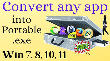 Create Portable App in Window 10, 11 | Portable App Creator for FREE | Make any Application Portable