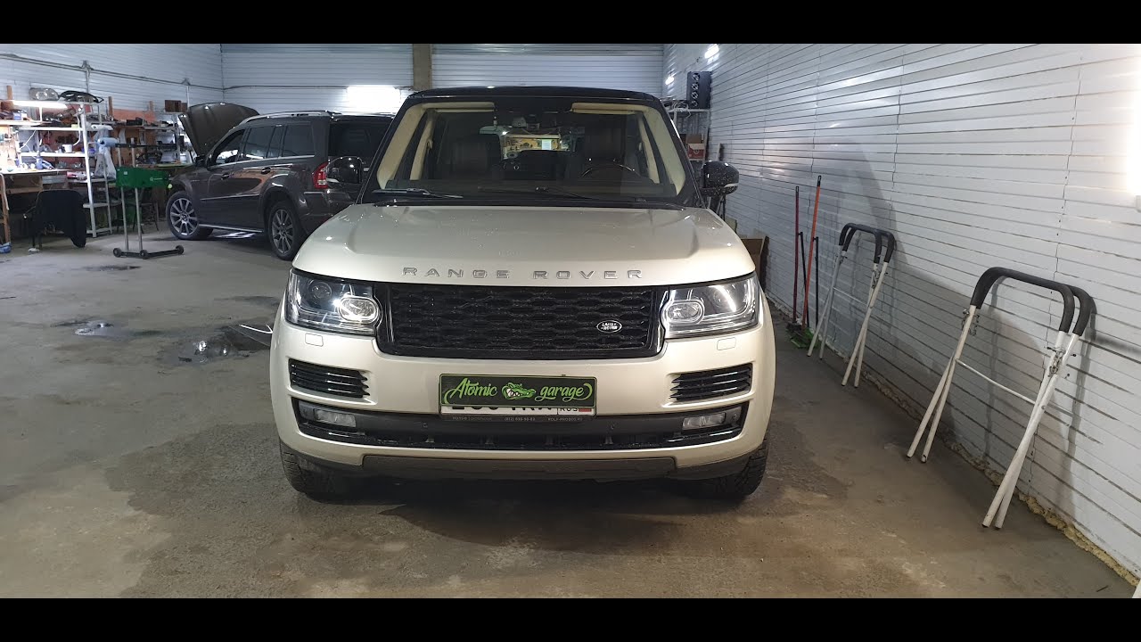 Range Rover Vogue замена линз на Diliht Triled