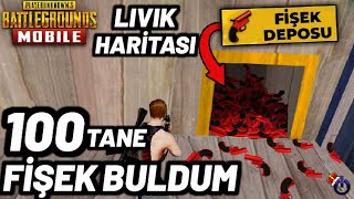 1 MAÇTA 100 TANE İŞARET FİŞEĞİ BULDUM | LIVIK HARİTASI İŞARET FİŞEĞİ DEPOSU | PUBG Mobile