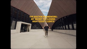 The Doctor Framework: My Secret to Closing High-Ticket Clients for Videography & Photography
