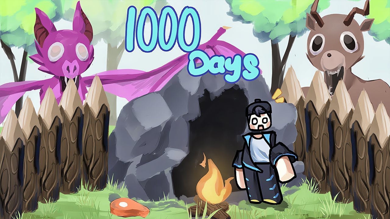 REAL!! Survival 1000 Hari di Goa Kelelawar yang Ternyata OP 🔥🦇🍖 | 99 Nights in the Forest Indonesia