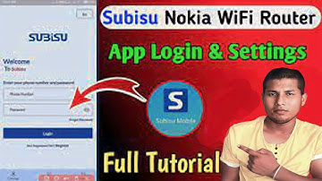 How to Register Subisu  Mobile App ll Subisu Nokia Wifi App Login Kare ll At Details Subisu App ll