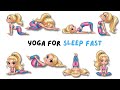 Sleep Fast Yoga for Kids Kids Bedtime Yoga  | Fall Asleep Fast in 5 Minutes