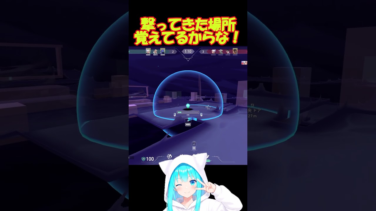 犯罪みたいな倒し方ww #valorant #vtuber #clips