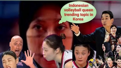 In the final round of the volleyball queen Megawati  on fire . (@rupiah88)