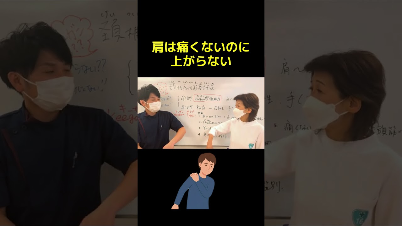 肩は痛くないのに上がらない#shorts