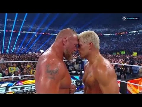 كودي رودز ضد بروك ليسنر في عرض سمر سلام 2023 