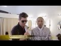 Robin Thicke, Pharrell On "Blurred Lines" Music Video Set