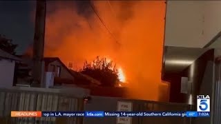 Massive blaze at Montebello home under investigation