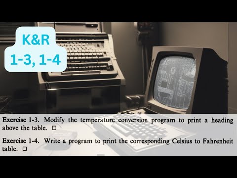 The C Programming Language K&R: 1-3, 1-4 Solutions