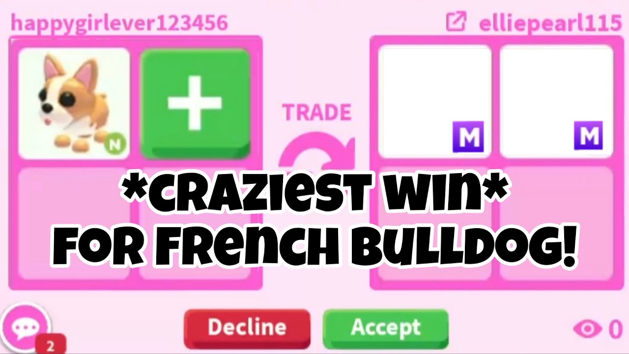 😱😛No Way! They *INSANELY OVERPAID* For NEON FRENCH BULLDOG In Adopt Me! INSANE IMPOSSIBLE WIN...😱🔥