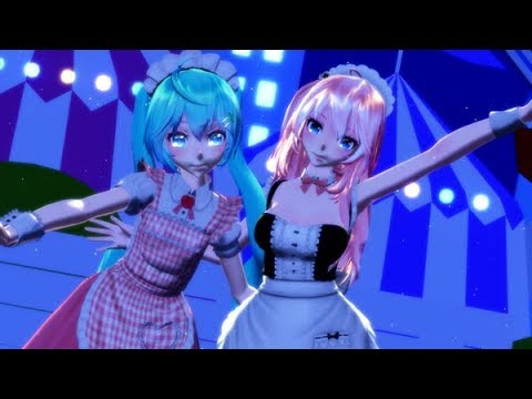 [MMD] 自己愛性カワイズム [Tda Maid 初音ミク/巡音ルカ][Model DL]